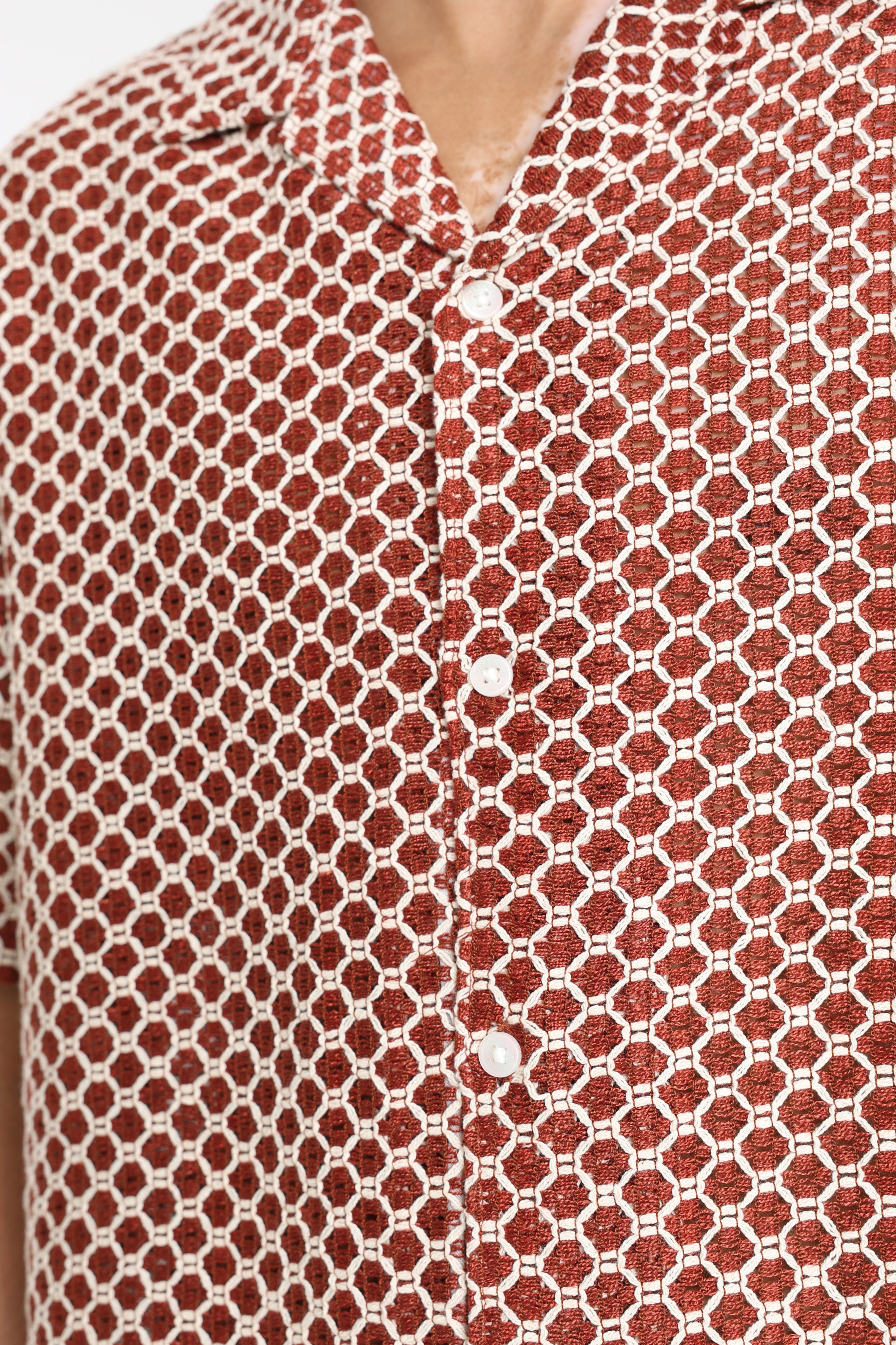 JORMONTAUK Häkelhemd - Barn Red