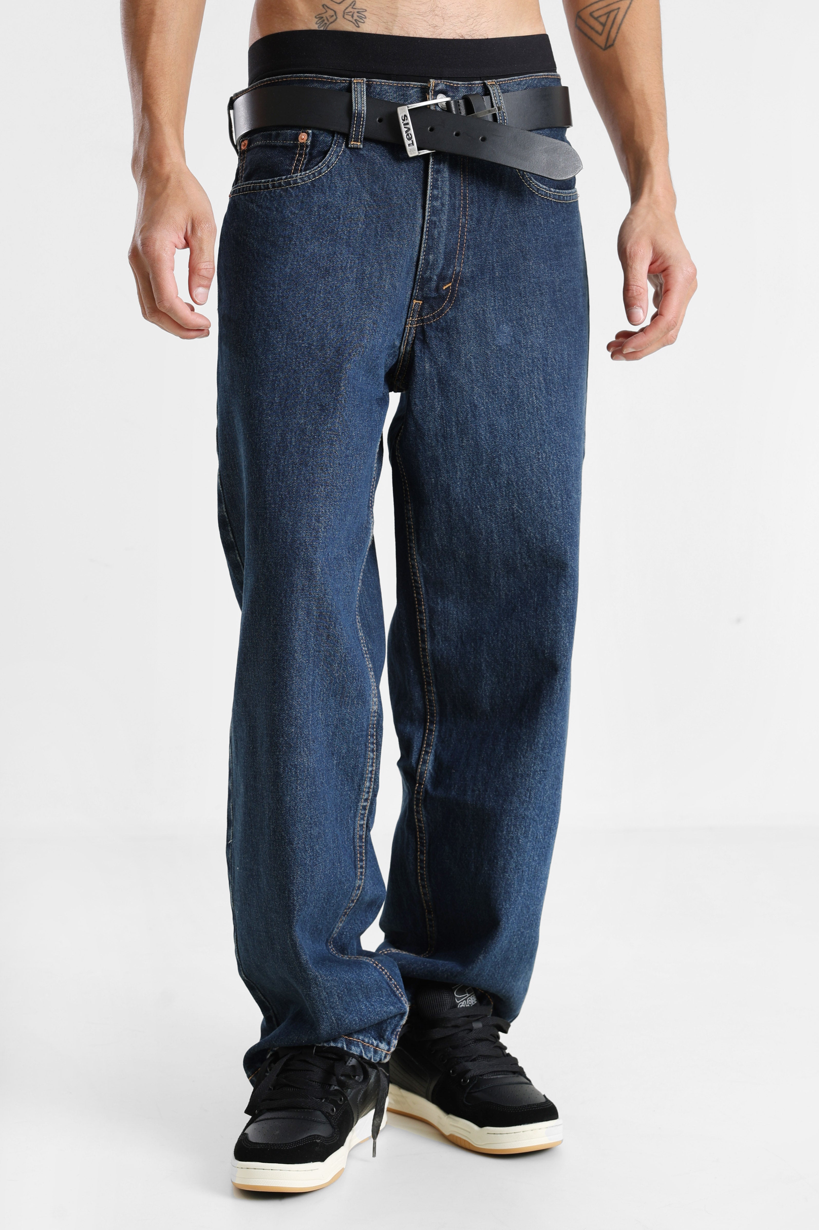 Levi's - 578 baggy fit jeans L32 - Dark Blue Denim
