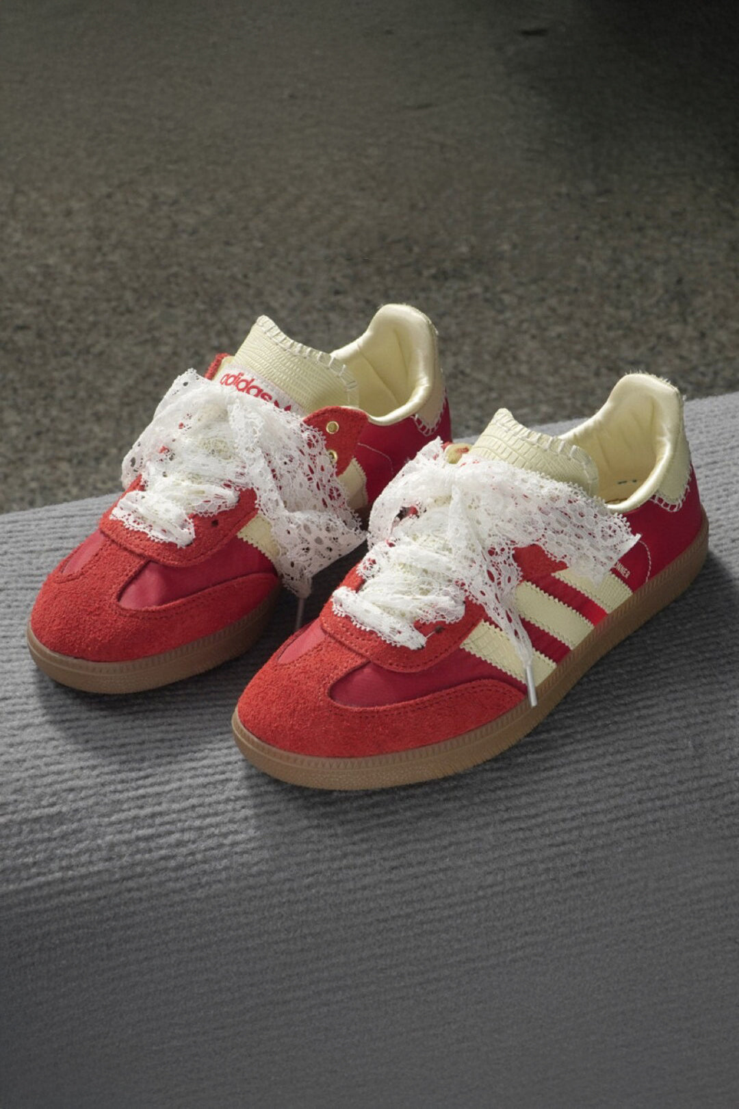 Spitzen-Schnürsenkel 150 cm - White