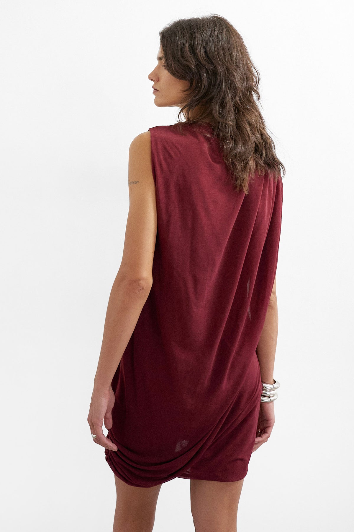 TSOLENA mini abito - Burgundy