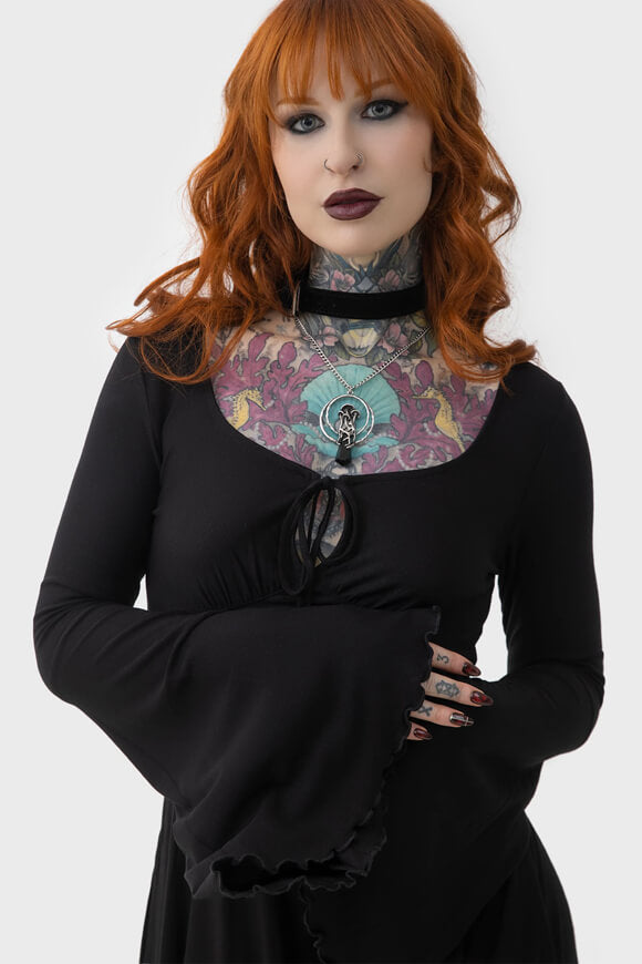 Rose's Revenge mini dress - Black