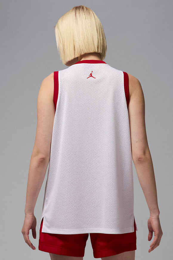 Oversize mesh top - White