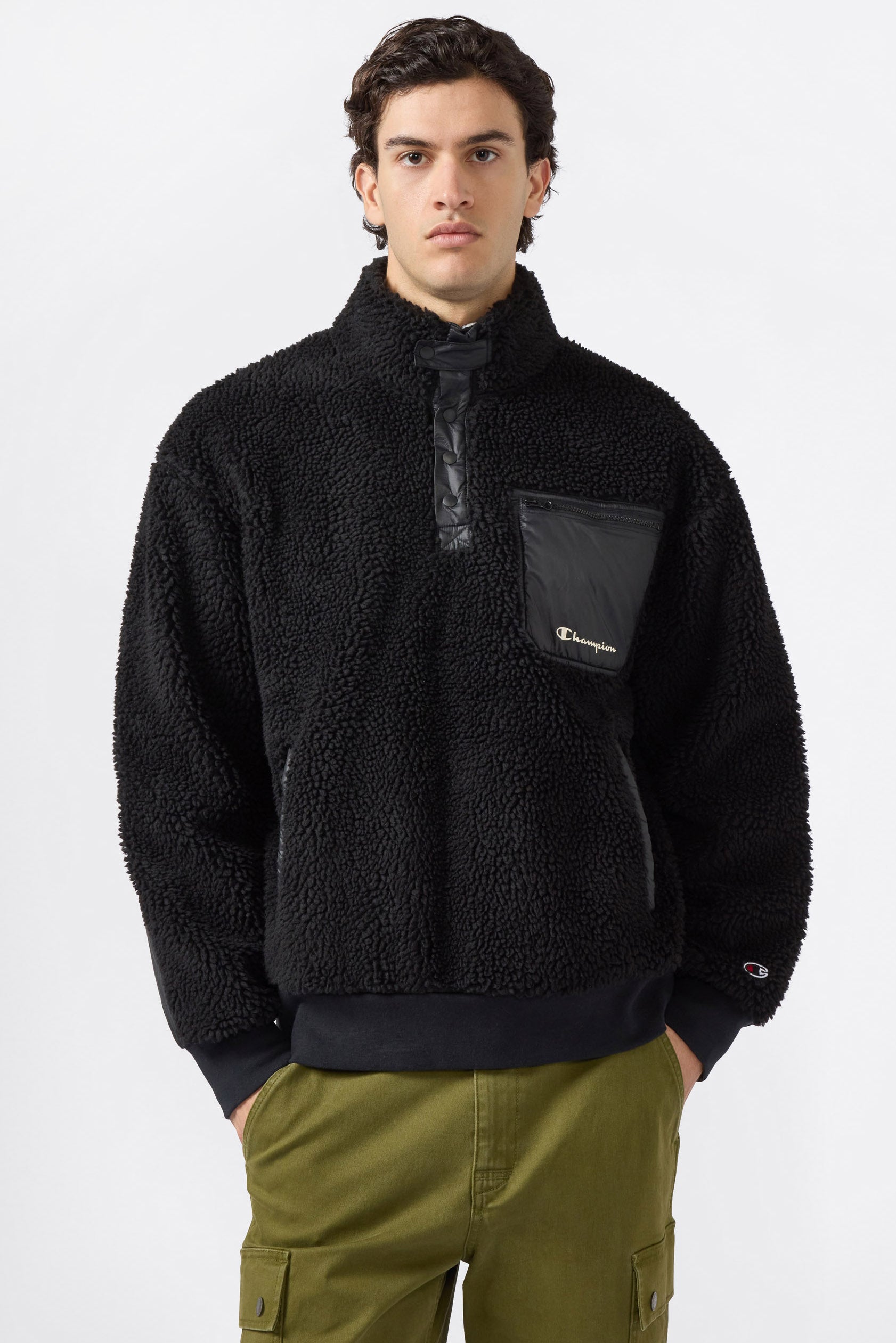 Plush sweatshirt - Black