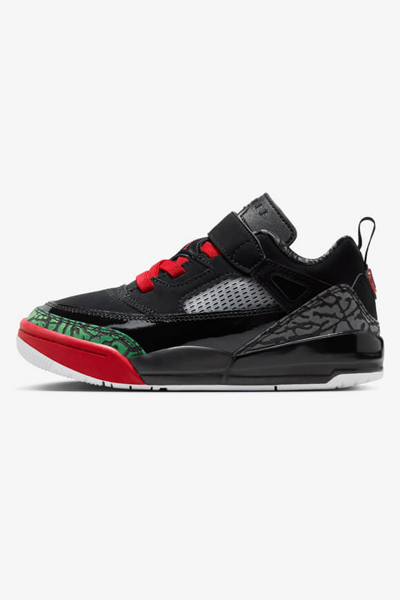 Spizike Kids Sneaker - Black + Varsity Red