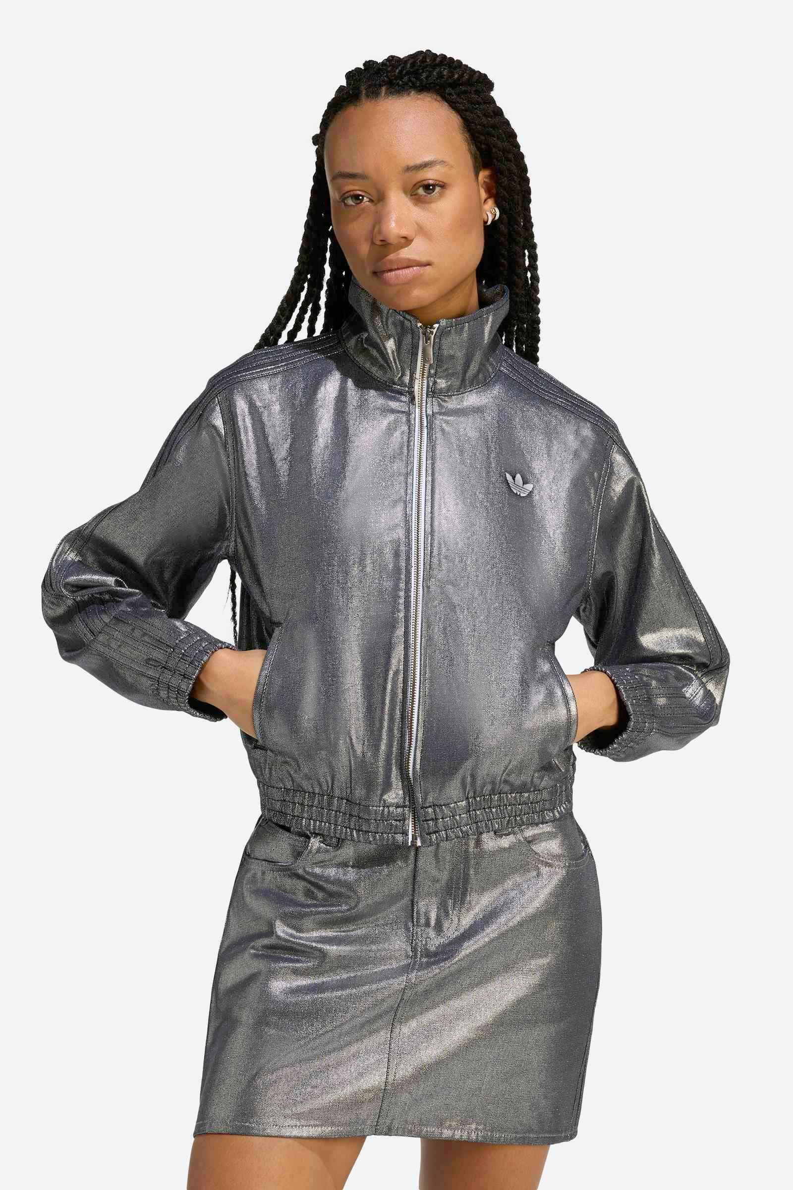 Adicolor Classic Firebird Trainingsjacke - Silver Metallic