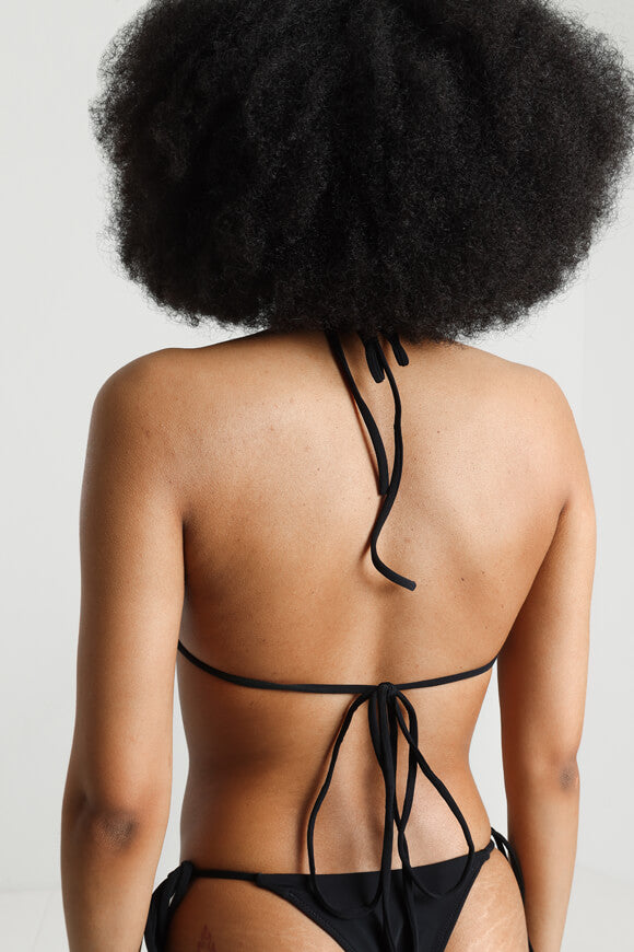 Top bikini triangle - Noir