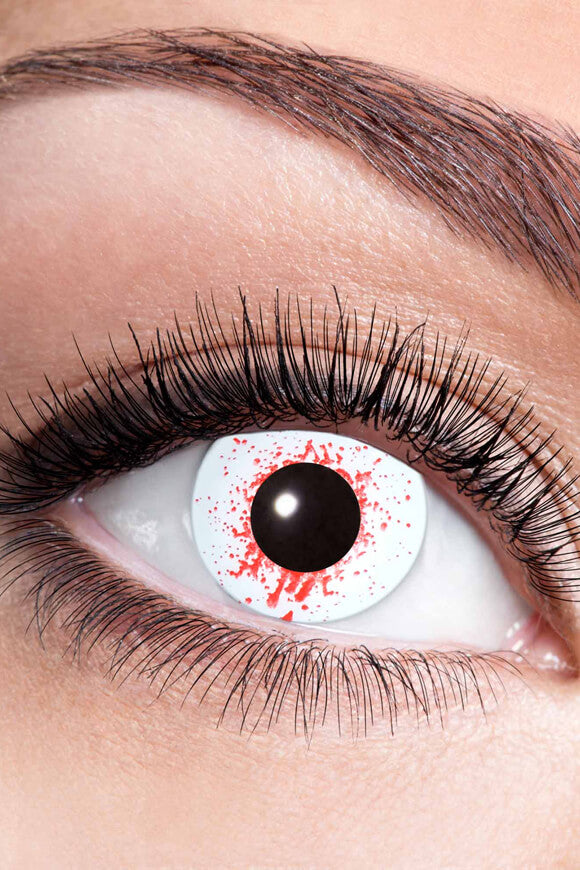 Lentilles de couleur - Blanc + Rouge + Noir