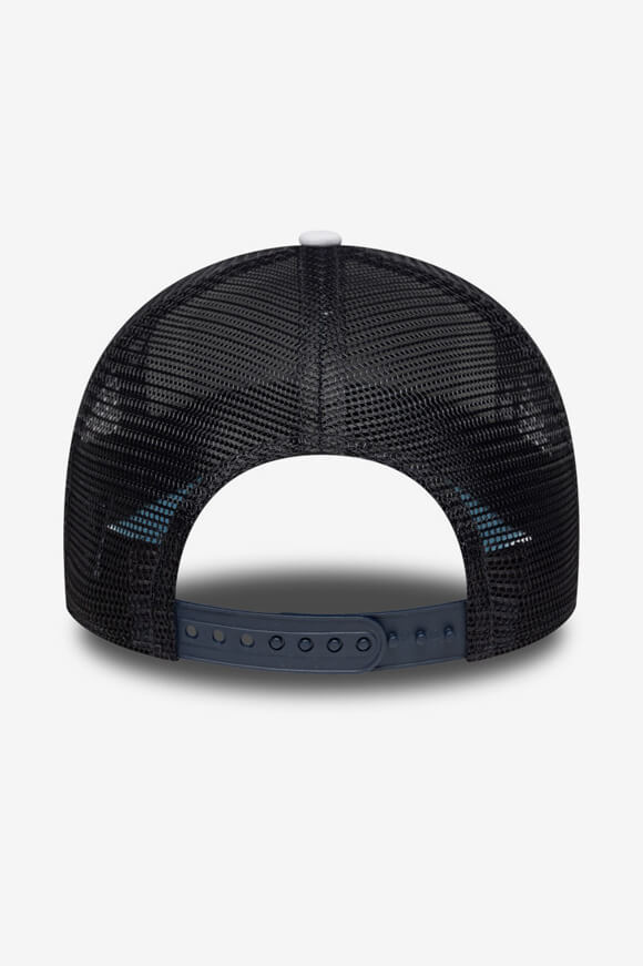Monaco Trucker Cap / Snapback - White + Light Blue + Black