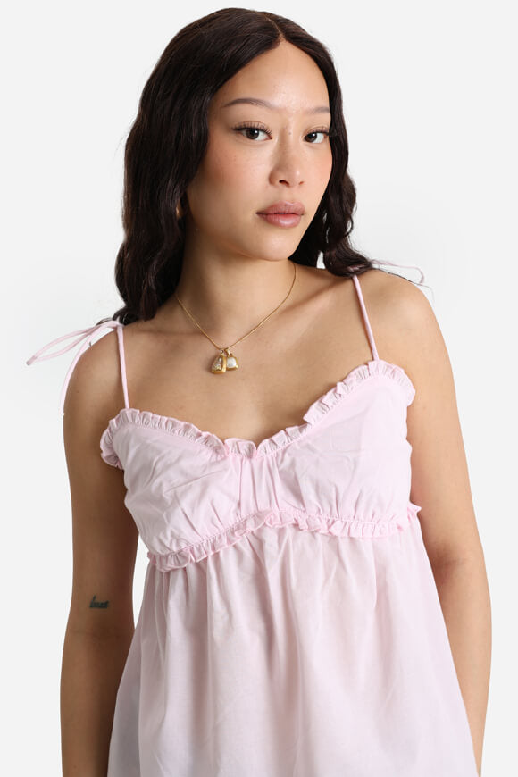 Crop strap top - Pink