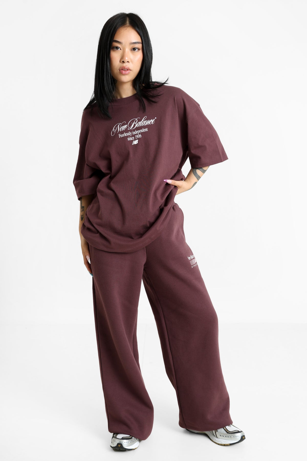 T-Shirt ample - Cherry Leather