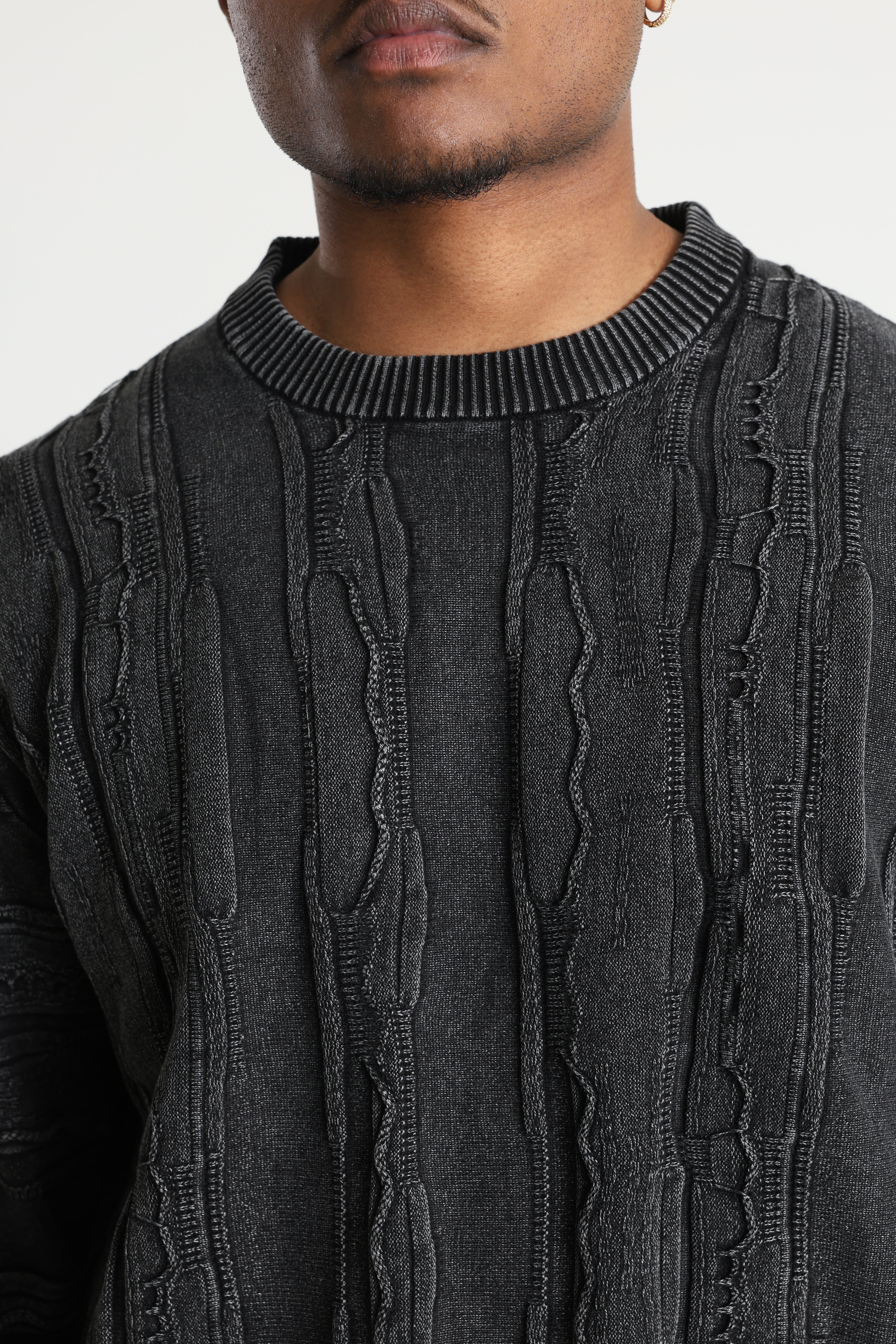 RRJAMIE - Maglia in maglia - Nero