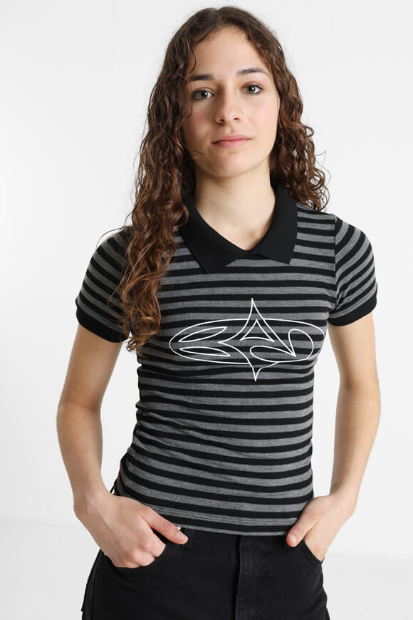 T-Shirt court - Black + Grey