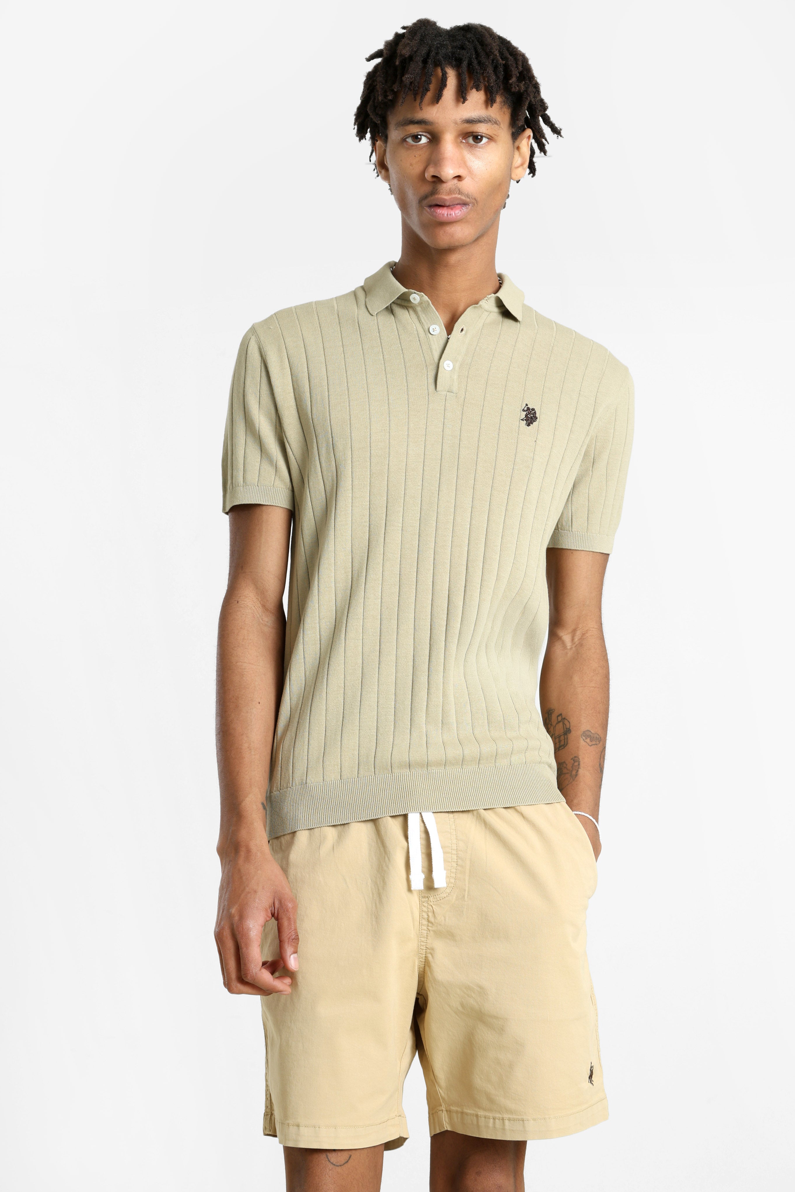 Gery Strick Poloshirt - Beige