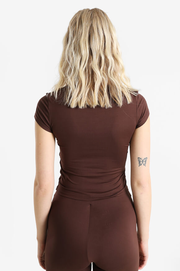 T-shirt à crochets - Marron