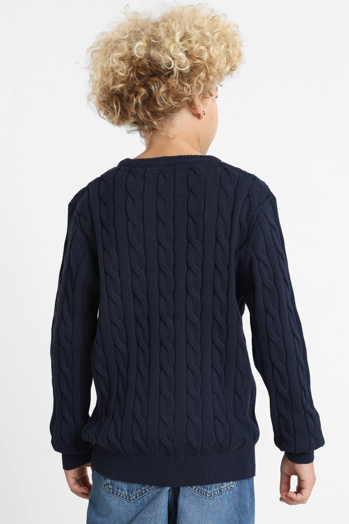 Milk Strickpullover - Navy