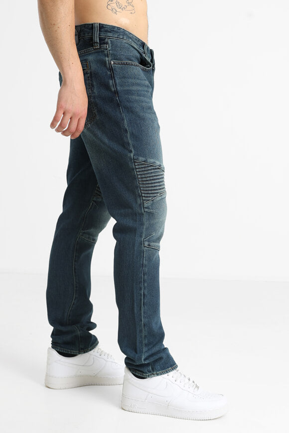 Jean biker skinny - Indigo Denim