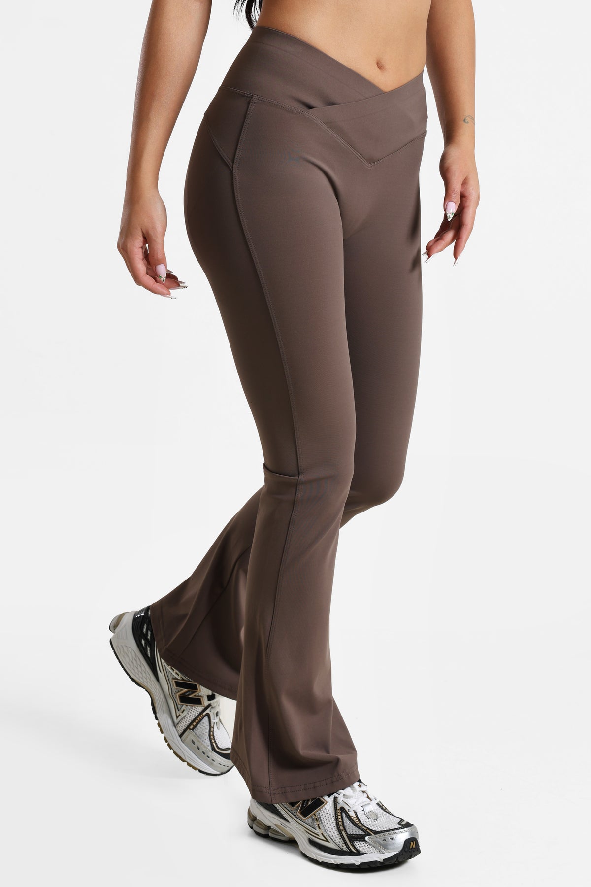 Leggings a zampa - Brown