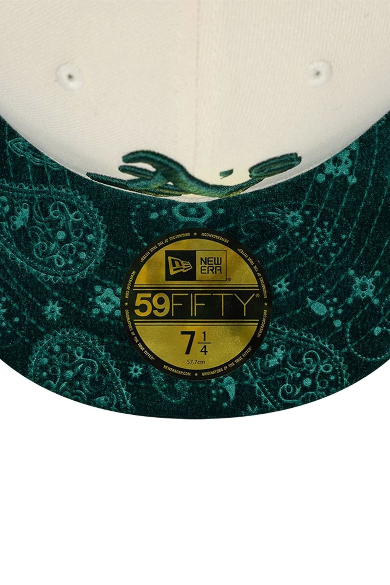 Casquette 59fifty - Light Beige + Dark Green