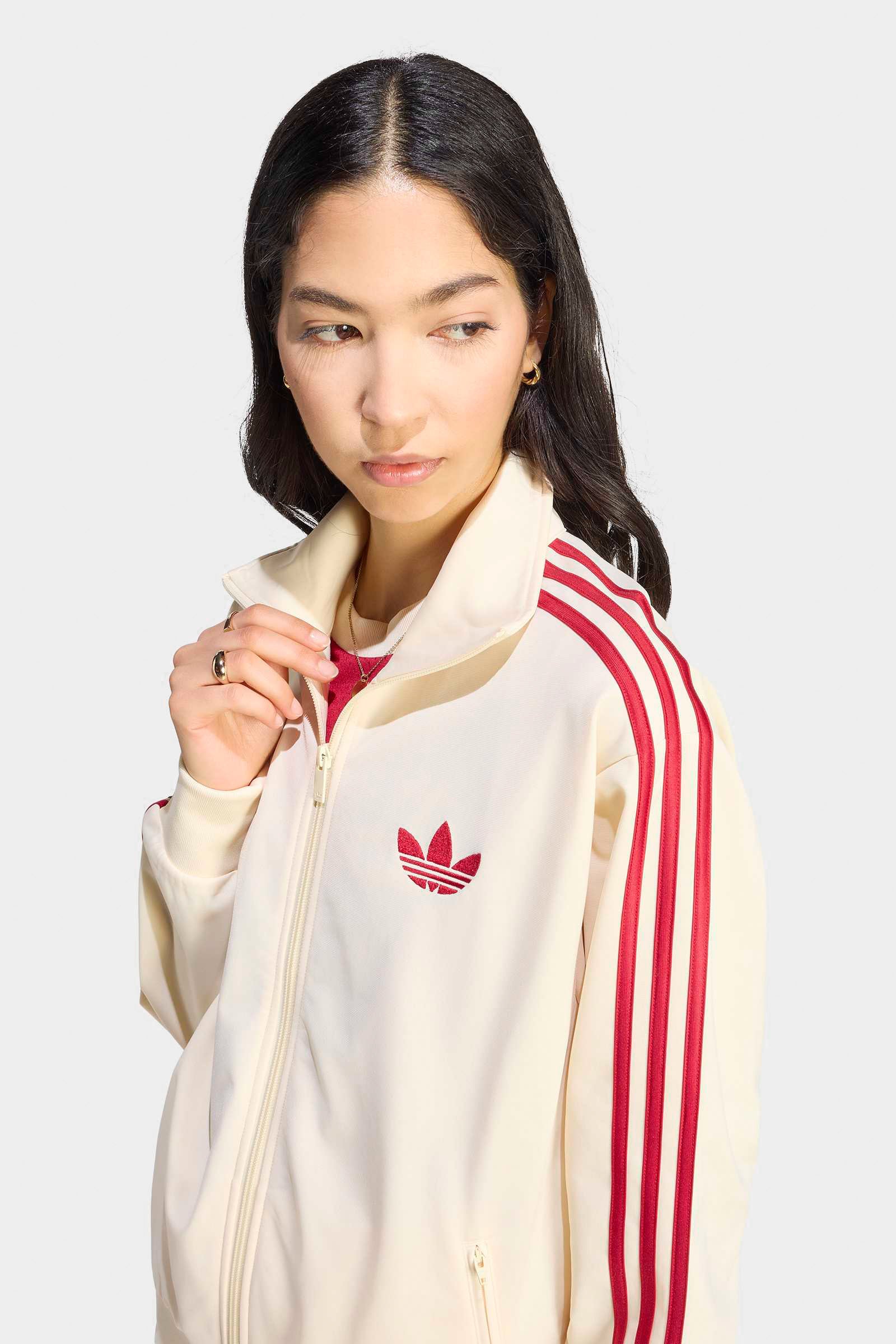 Adicolor Classic Firebird Trainingsjacke - Warm Vanilla