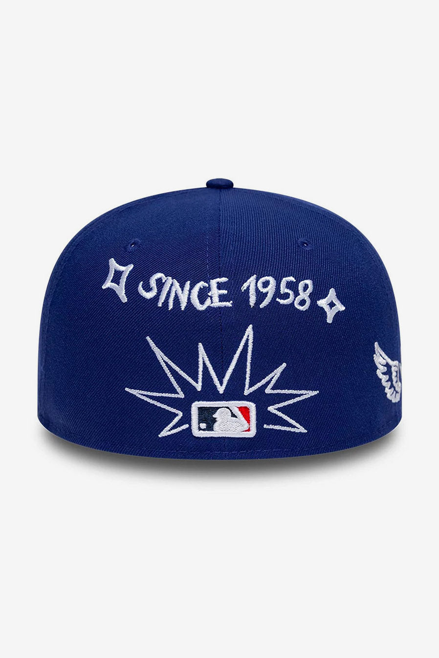 59fifty cap - Royal + White