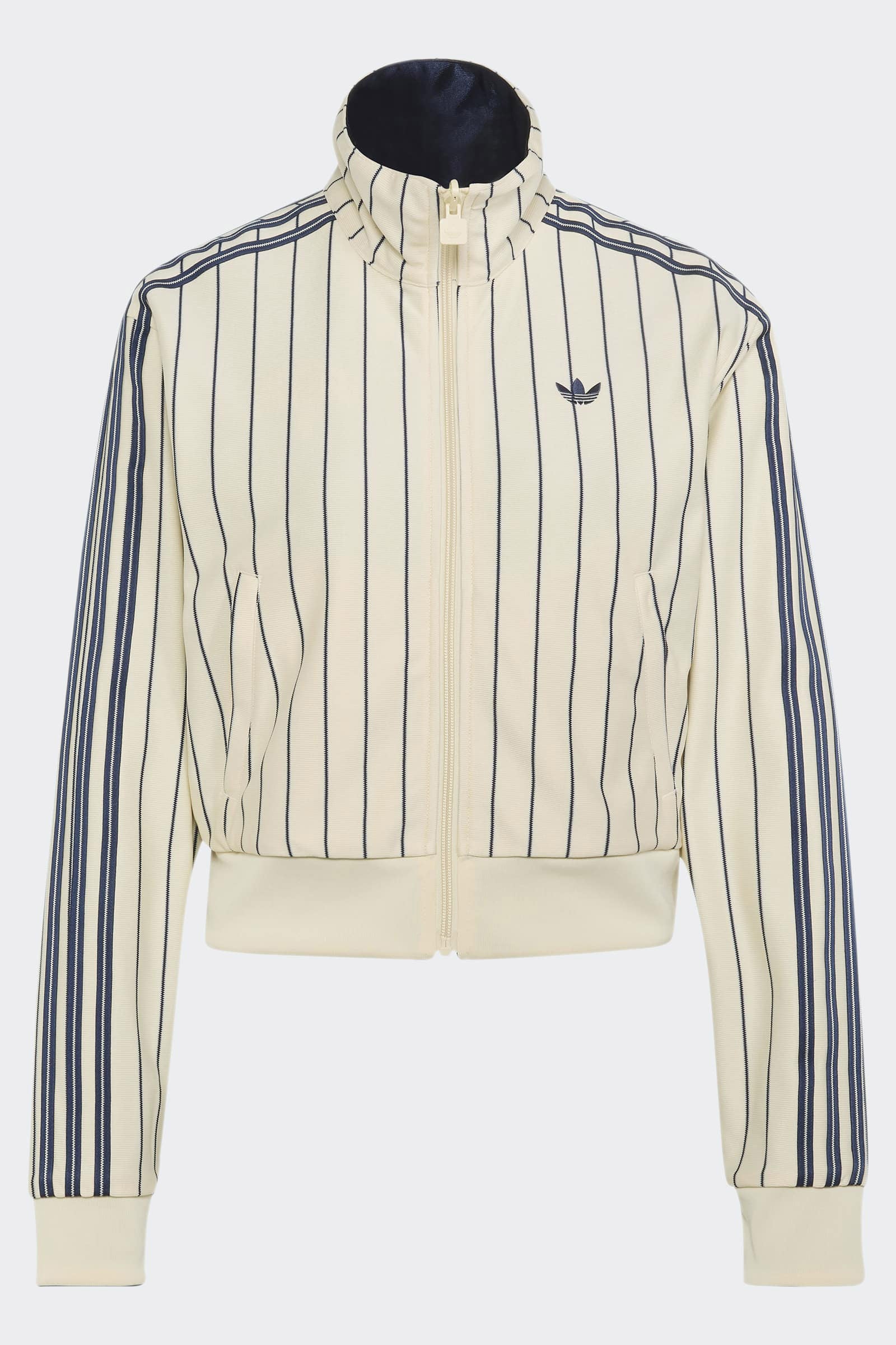 Reversible short track jacket - Warm Vanilla + Night Indigo