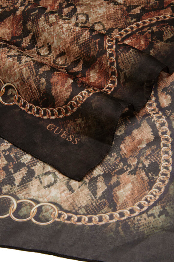 Jane scarf / foulard - Black + Brown