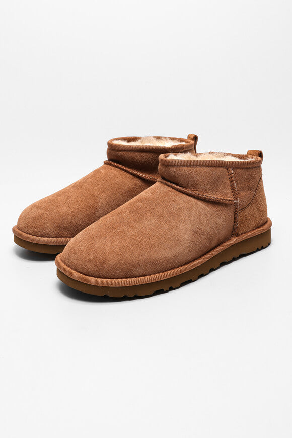 Classic Ultra Mini gefütterte Stiefelette - Chestnut