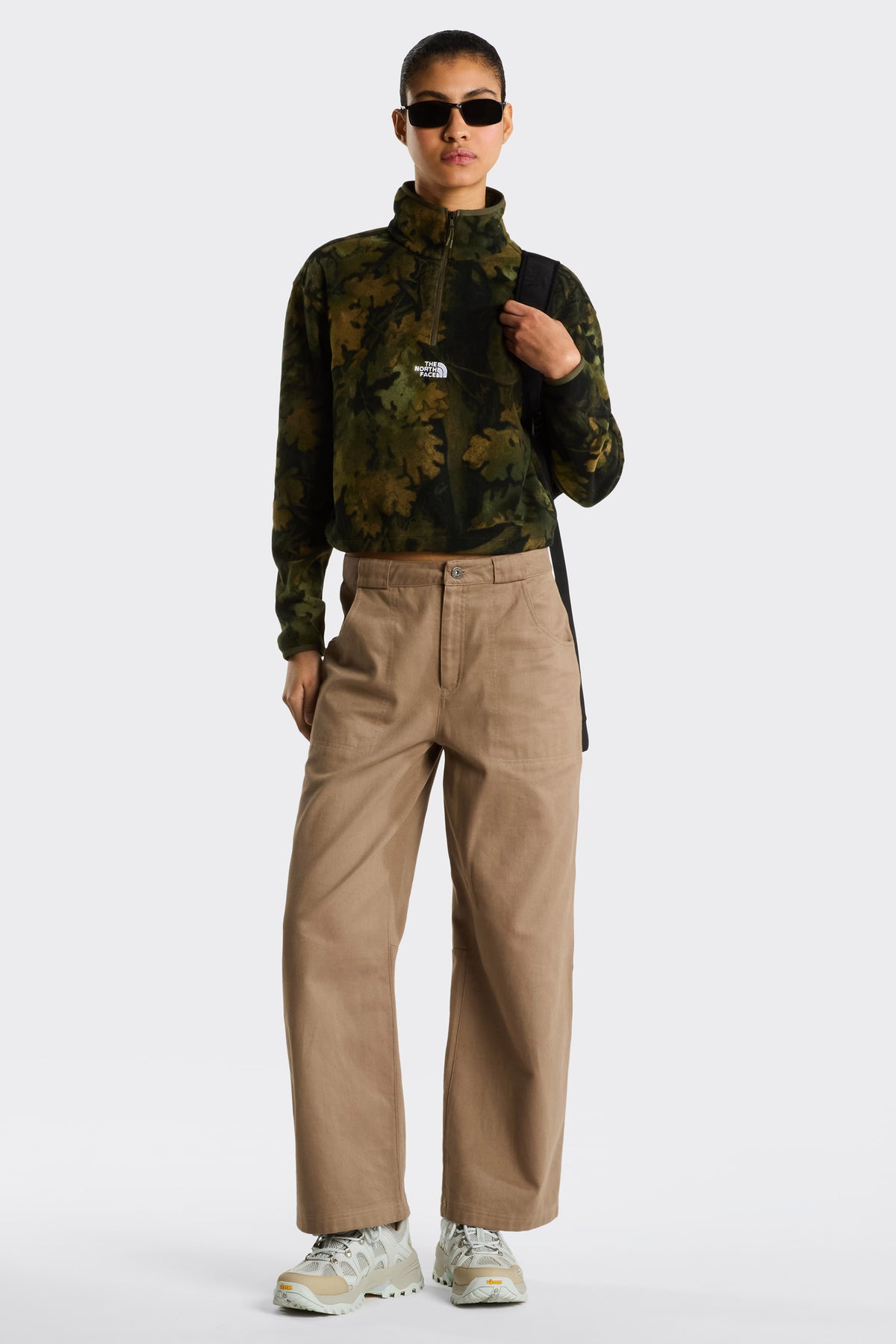 Glacier Novelty sweatshirt in fleece - Woodland Green
