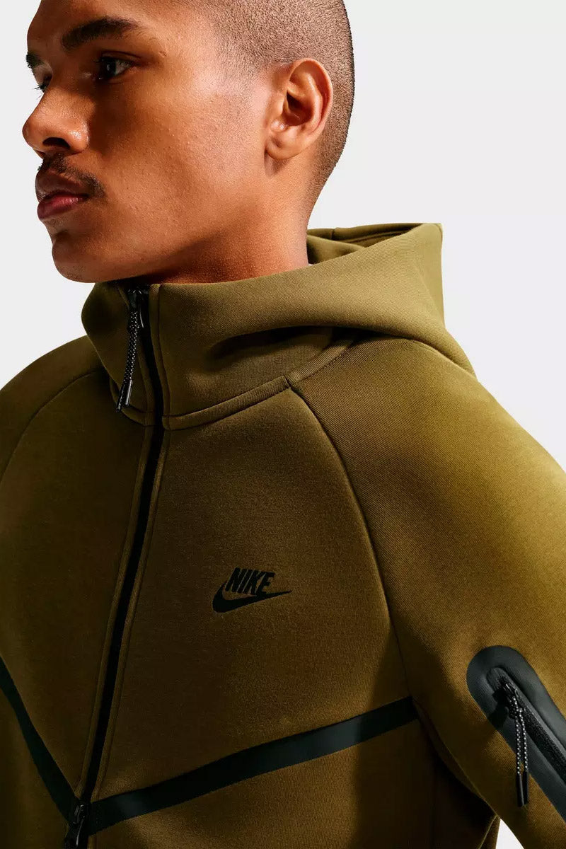 Sportswear Tech Fleece sweat zippé à capuchon - Olive Flak