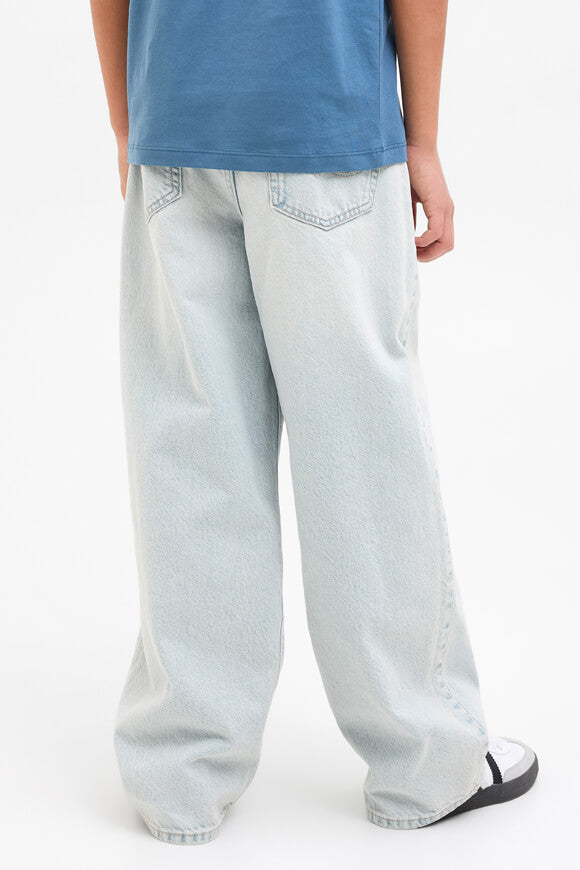 JJIRON extra baggy fit jeans - Light Blue Denim
