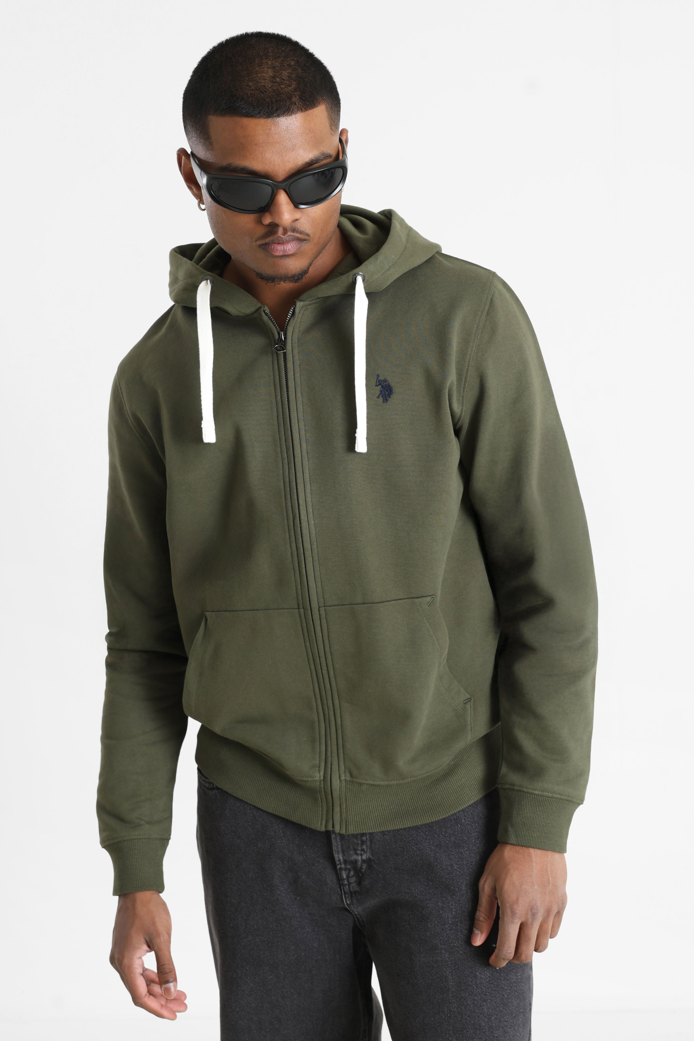 Luke Kapuzensweatjacke - Olive
