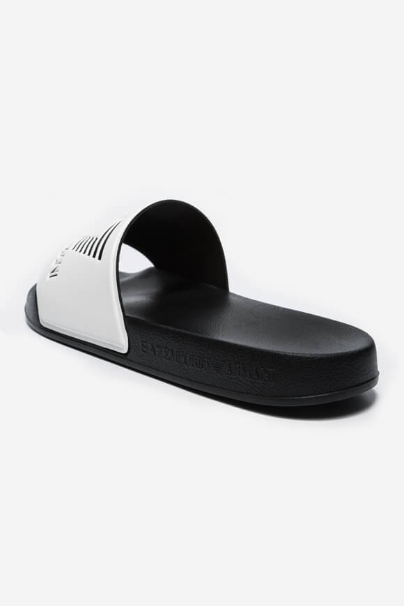 Pantoletten - White + Black