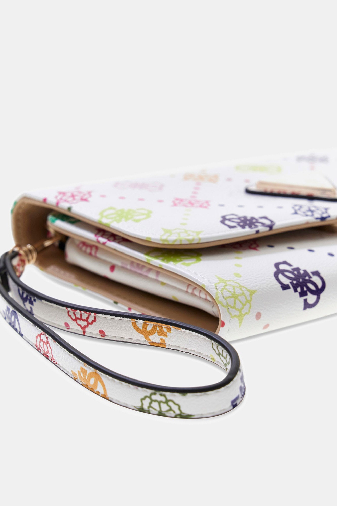 Silia Portemonnaie / Clutch - White + Multicolor