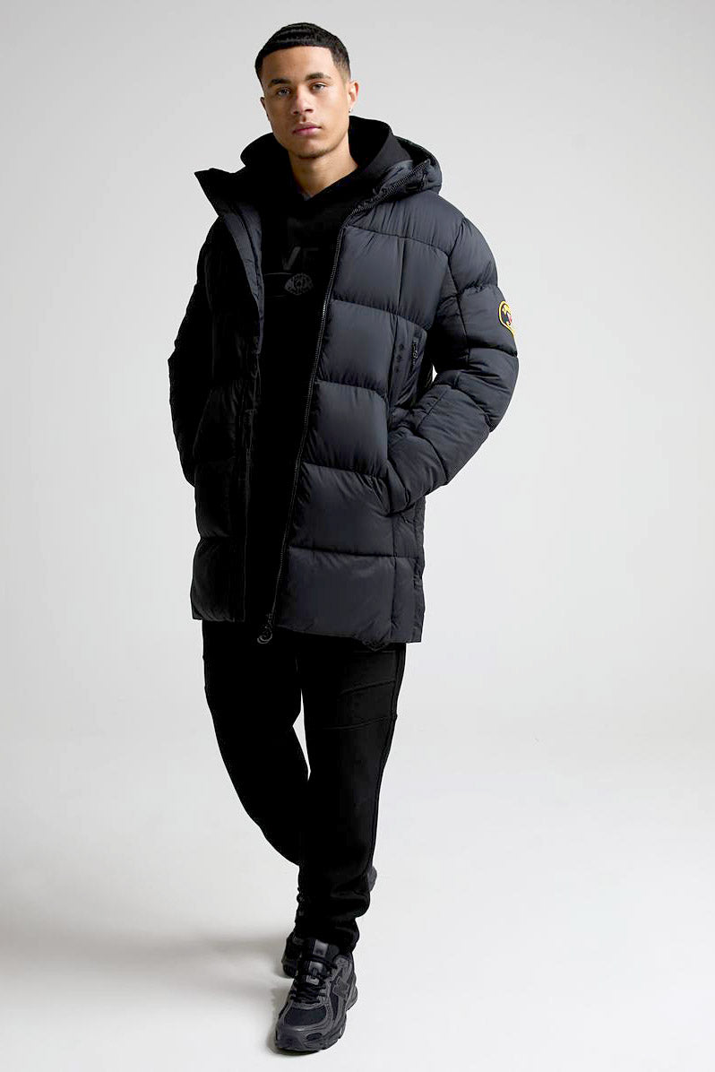 Morritarro cappotto trapuntato - Black