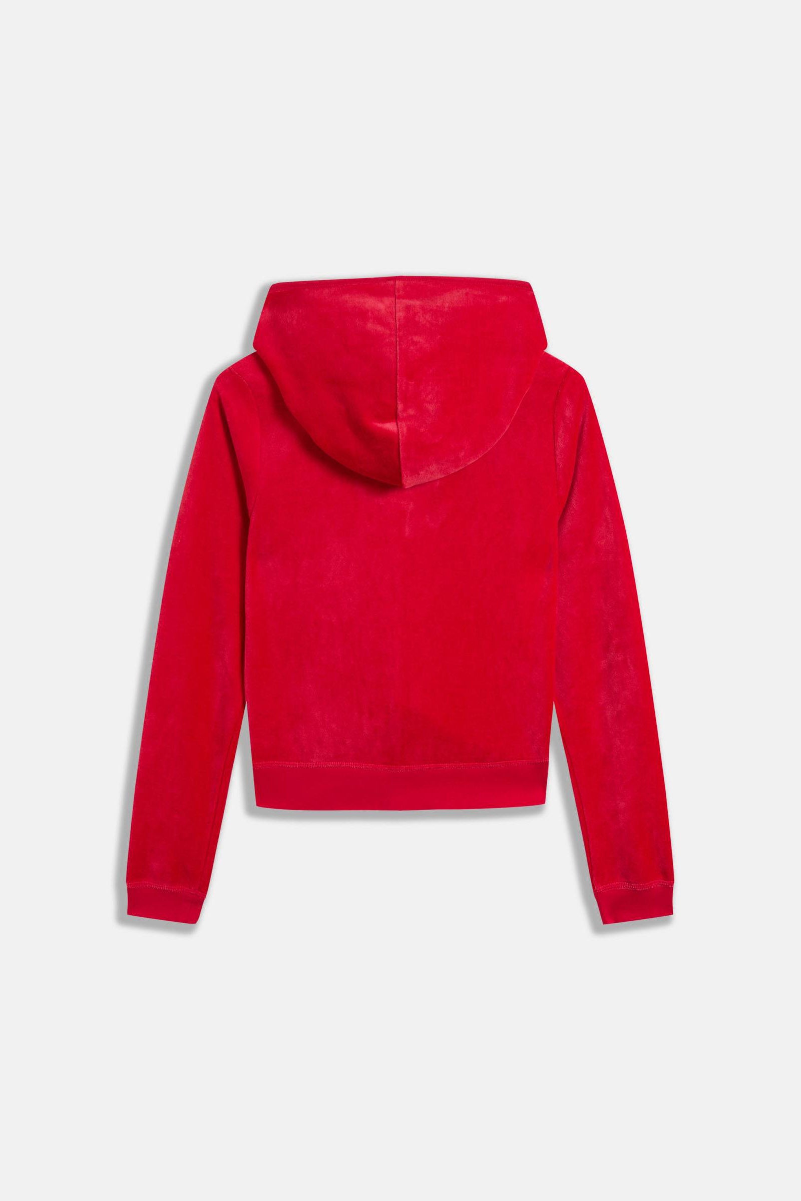 Robyn Crop velvet jacket - Toreador