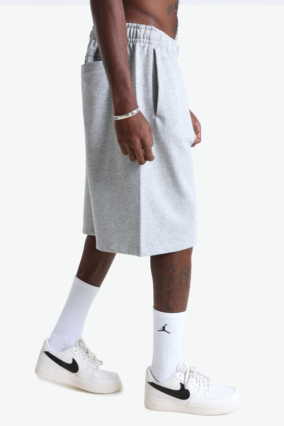 Sweatshorts - Grau meliert