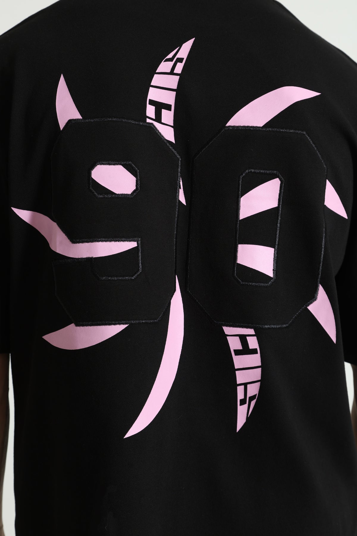 T-Shirt - Schwarz + Rosa