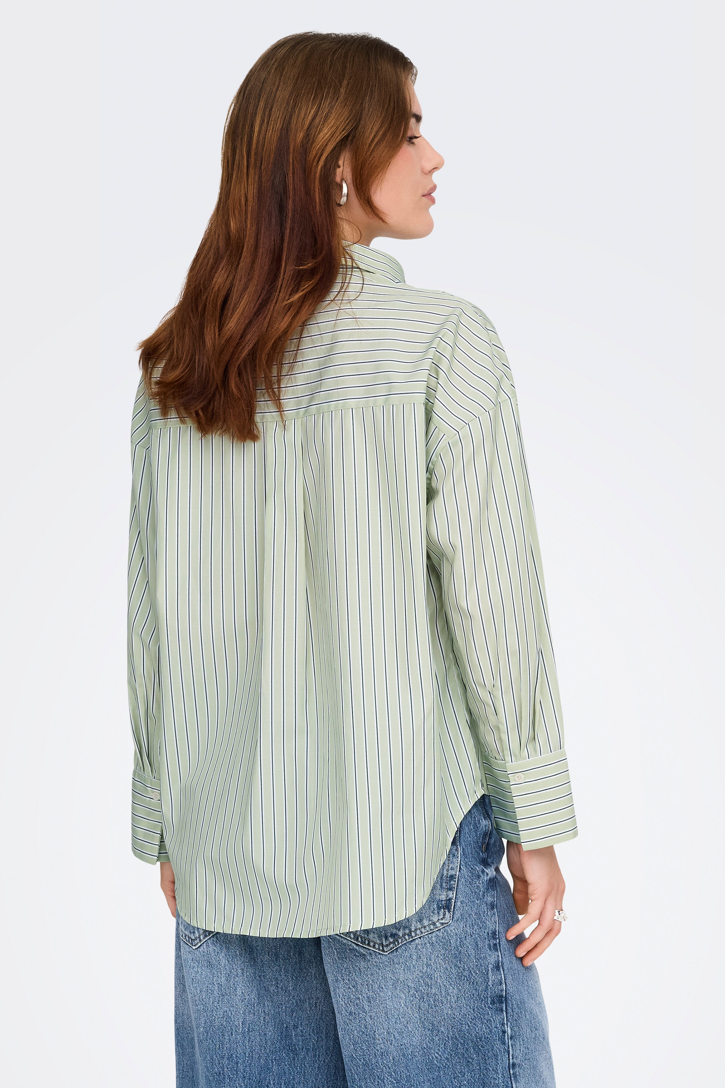 ONLREGON langes Hemd - Celadon Green