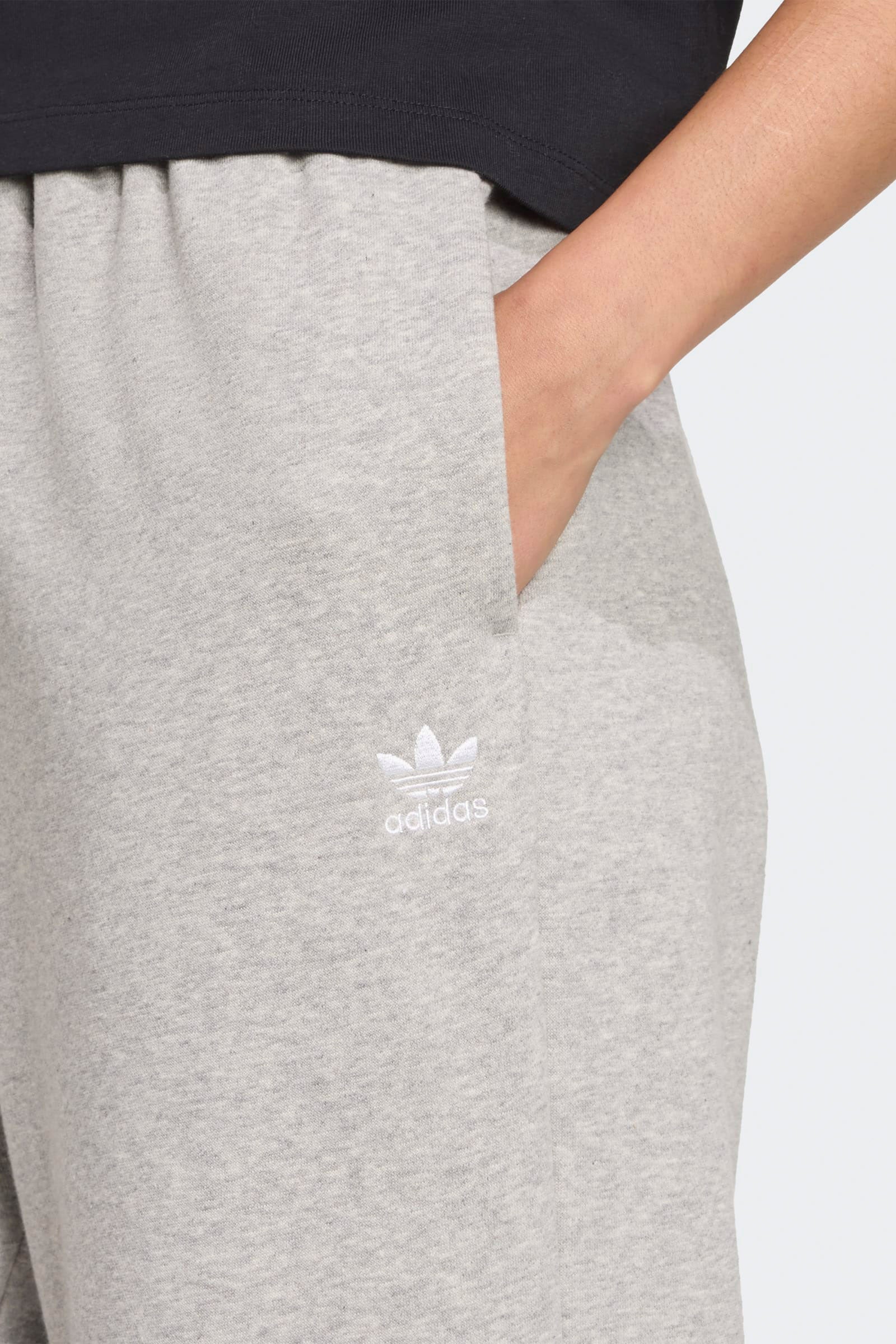 Wide Leg Sweathose - Medium Grey Heather