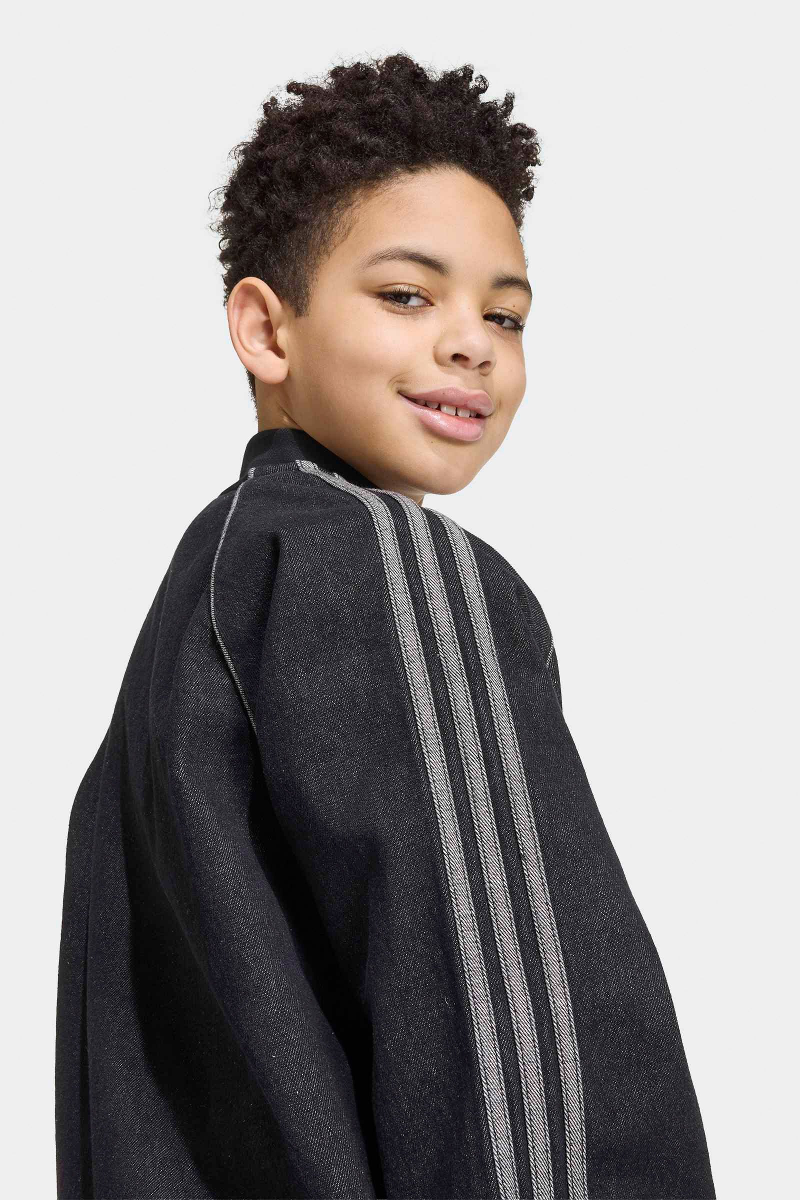 Denim track jacket - True Black Denim