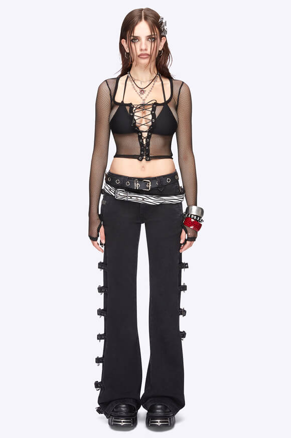 Electric jean flare - Black