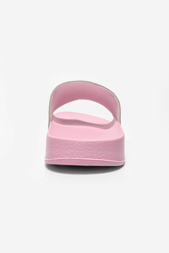 Pantoletten - Silver + Pink