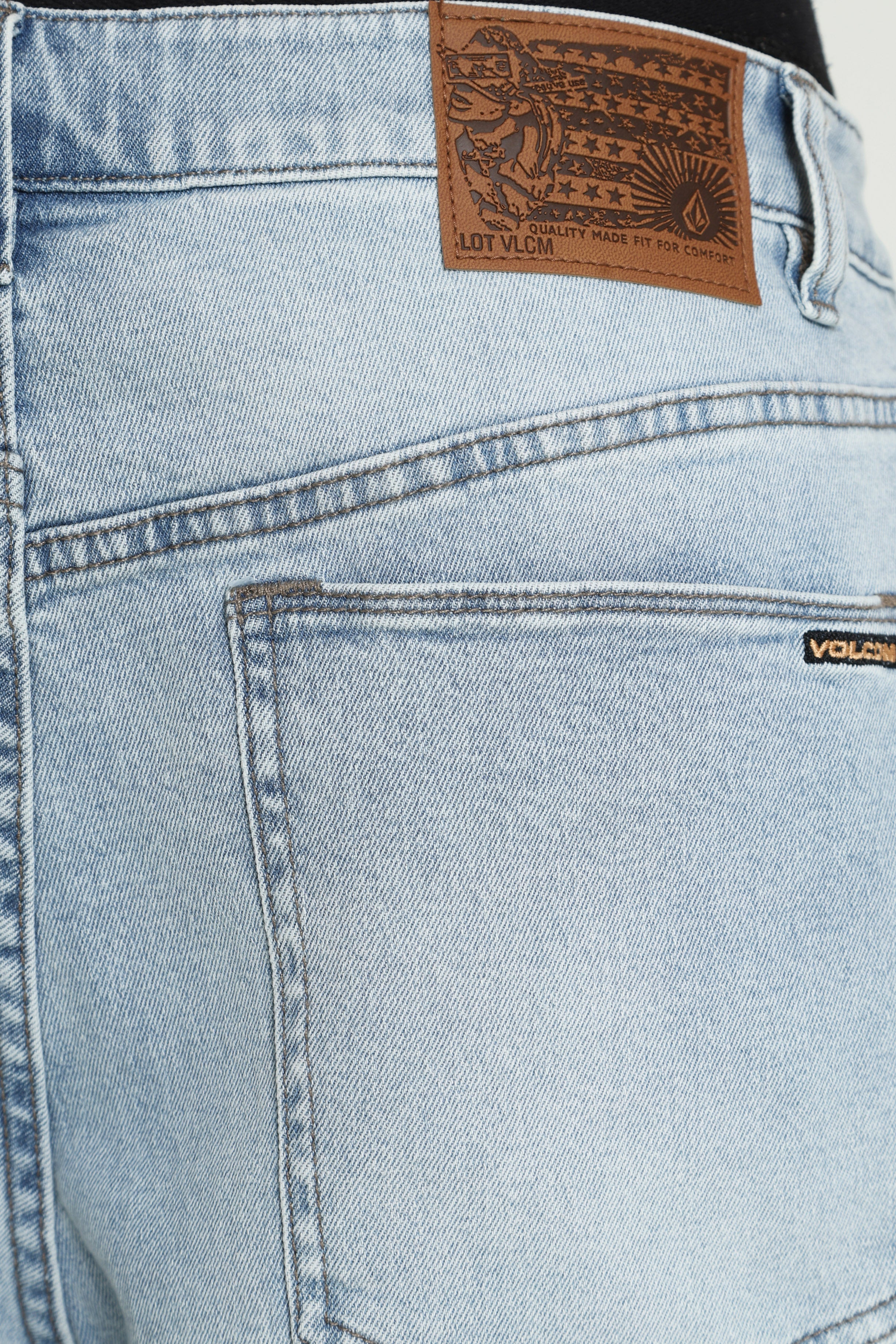 Chillow Super Loose Fit Jeansshorts - Desert Dirt Indigo