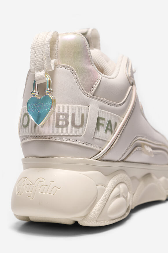 Vegan CLD Chai Charm Plateau Sneaker - White + Mermaid