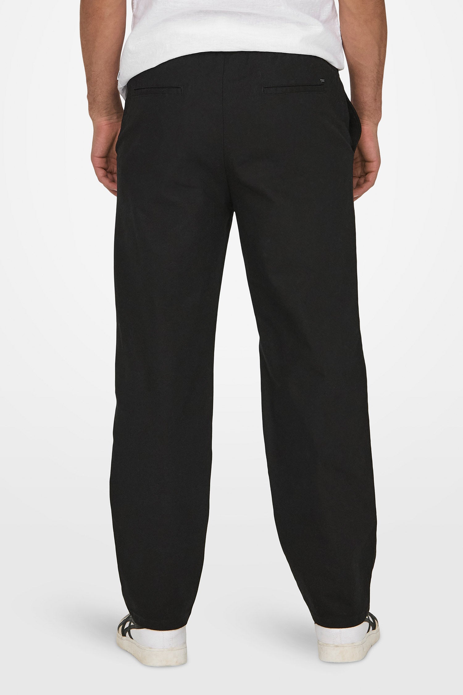 ONSSINUS Leinenhose - Black