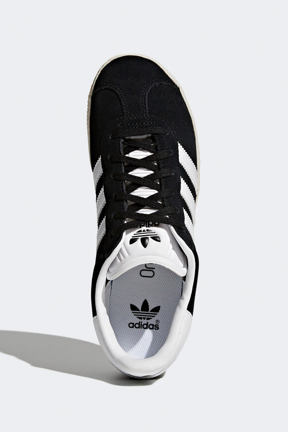 Baskets Gazelle - Core Black + Footwear White + Gold Metallic