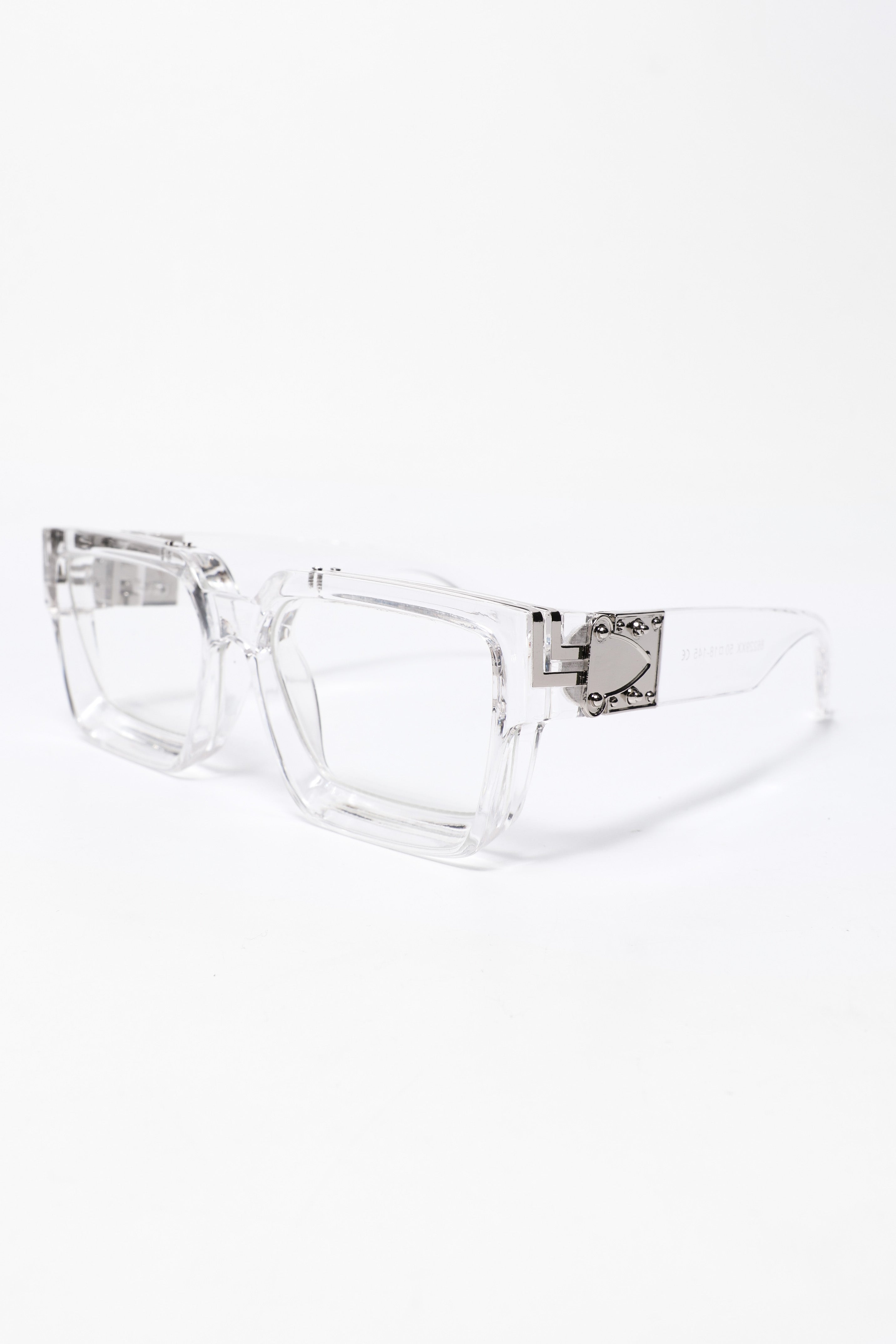 Brille - Clear + Silver