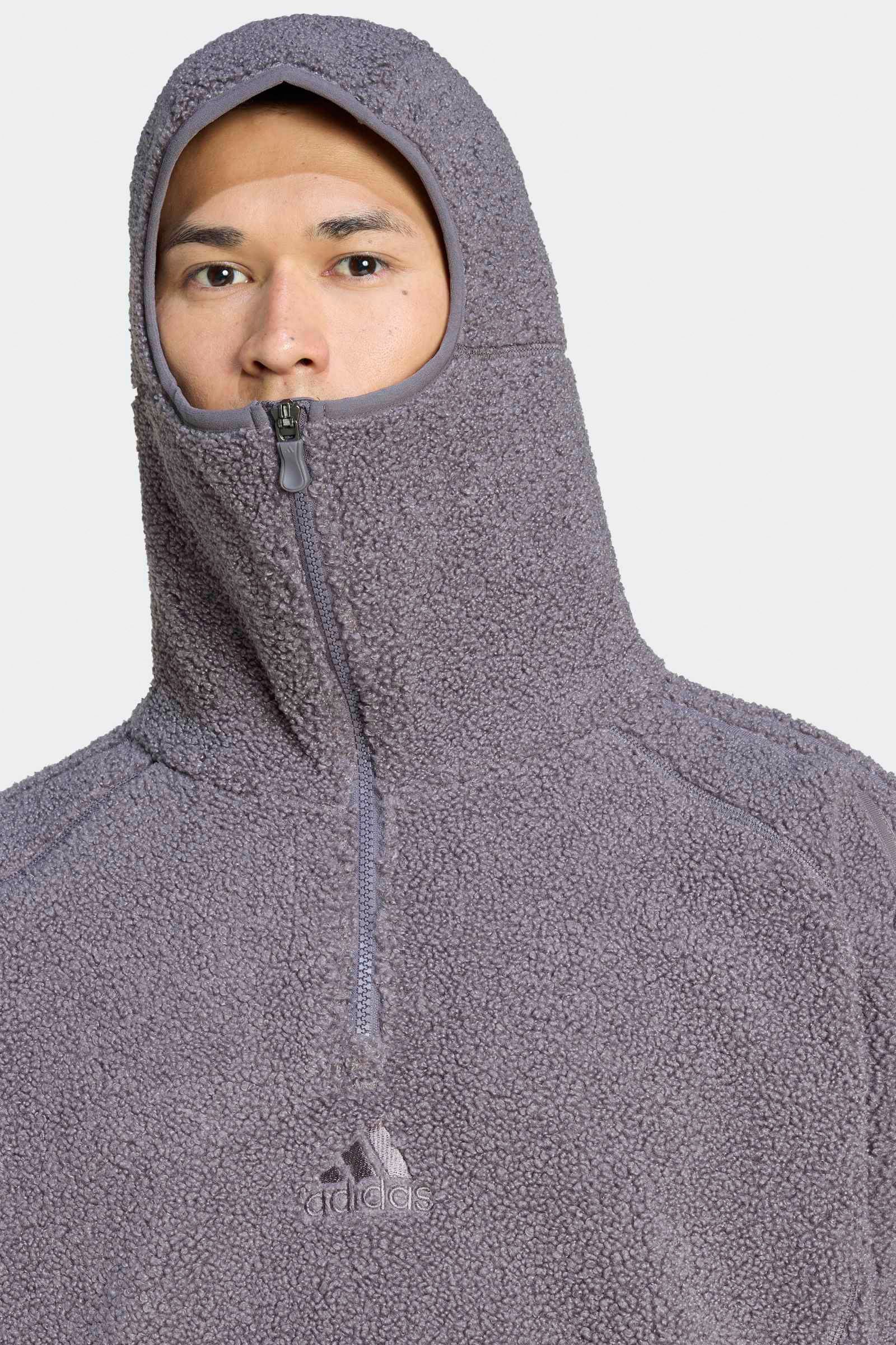 Teamgeist Fleece Kapuzensweater - Grey Strata