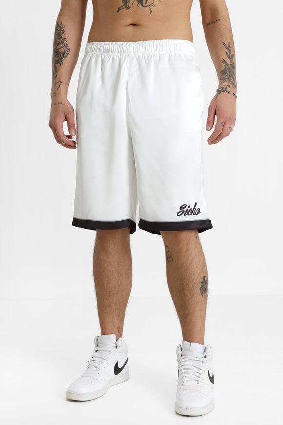 Short en satin - blanc cassé