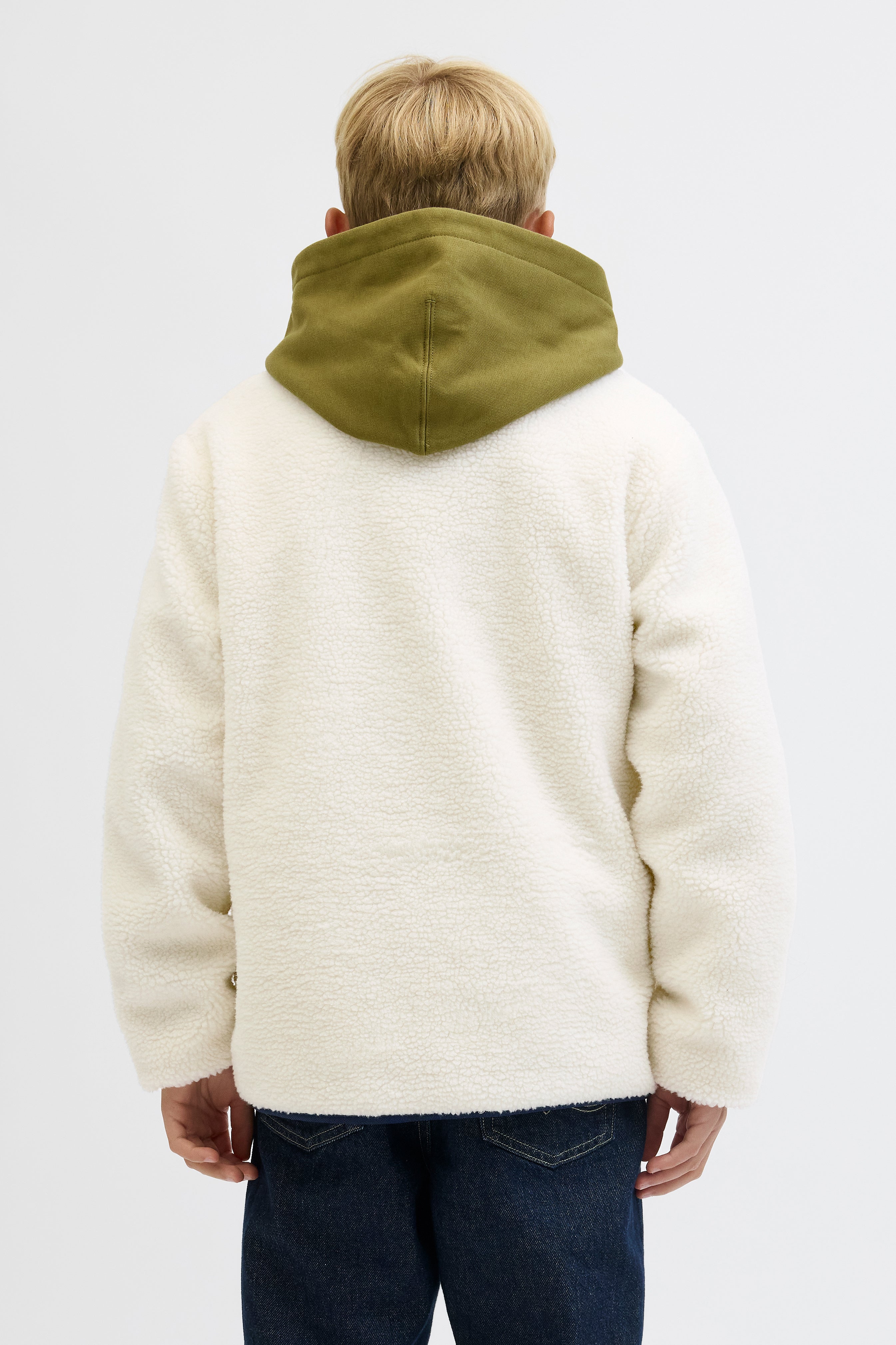 JORNORREBRO Giacca Teddy - Cloud Dancer